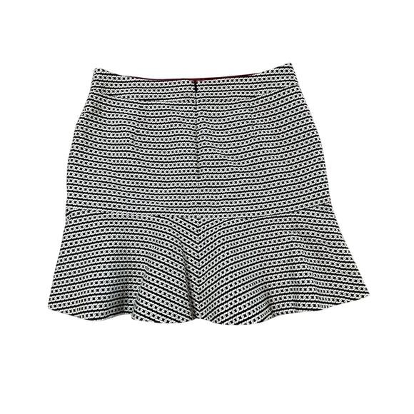 Banana Republic Multi Florence Chain Geometric Trumpet Skirt SMALL Workwear Chic - Picture 2 of 11